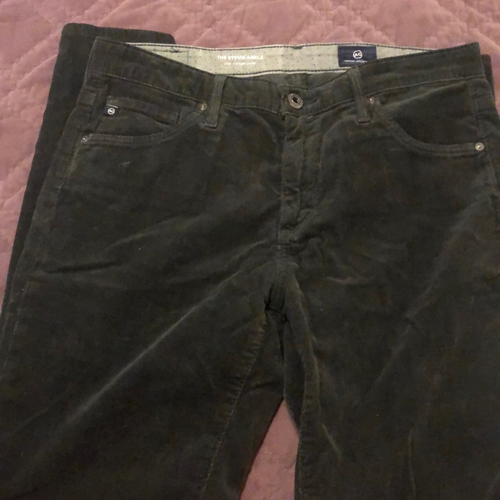 Olive Green 27R Corduroy Pants